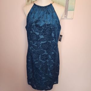Kensie NWT dark teal dress 8
